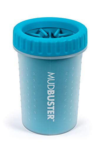 Dexas MudBuster Portable Dog Paw Cleaner, Medium, Blue - Premium Quality Pet Supplies and Accessories