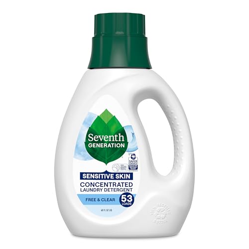 Seventh Generation Concentrated Laundry Detergent Liquid Free & Clear Fragrance Free 40 oz