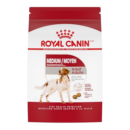 Royal Canin Medium Breed Adult Dry Dog Food, 30 lb bag