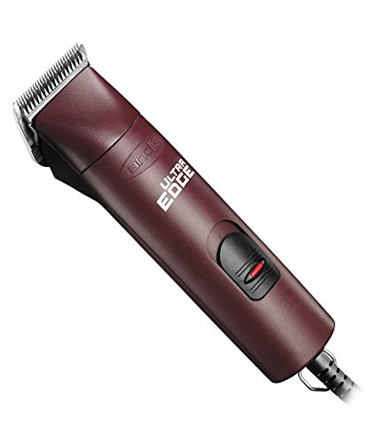 Andis 22685 Professional UltraEdge Super 2-Speed Detachable Blade Clipper – Rotary Motor with Shatter-Proof Housing, Runs Calm & Silent, 14-Inch Cord - For All Coats & Breeds - 120 Volts, Burgundy