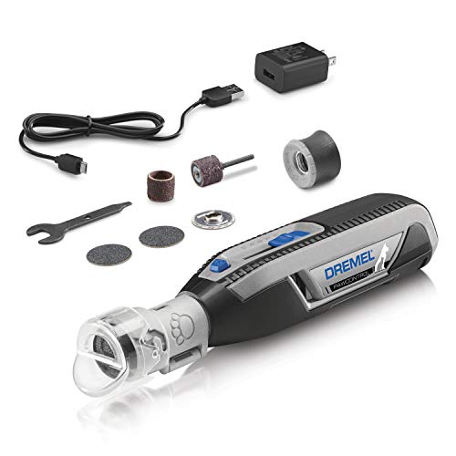 Dremel PawControl 7760-PGK Dog Nail Grinder and Trimmer - Cordless & Rechargeable Pet Grooming Tool Kit - Safe and Humane for Dogs, Cats, and Small Animals