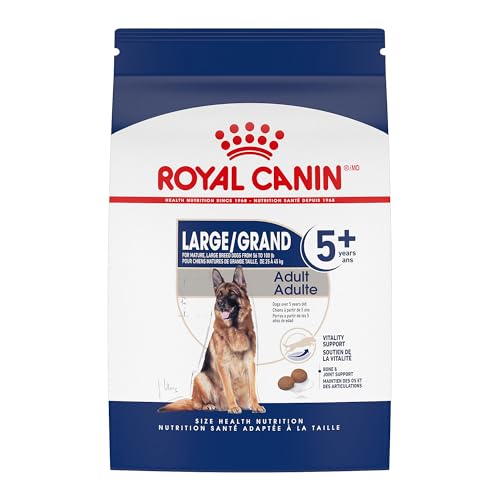 Royal Canin Large Adult 5+ Dry Dog Food for Older Dogs, 30 lb bag