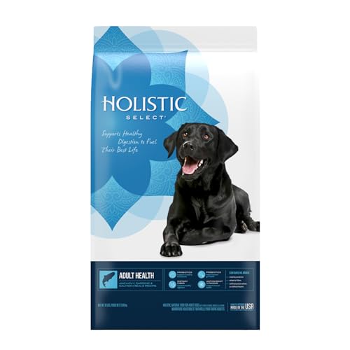 Holistic Select Natural Dry Dog Food, Anchovy & Sardine and Salmon Meal Recipe, 30-Pound Bag