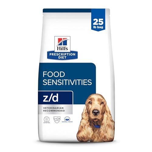 Hill's Prescription Diet z/d Skin/Food Sensitivities Dry Dog Food, Veterinary Diet, 25 lb. Bag