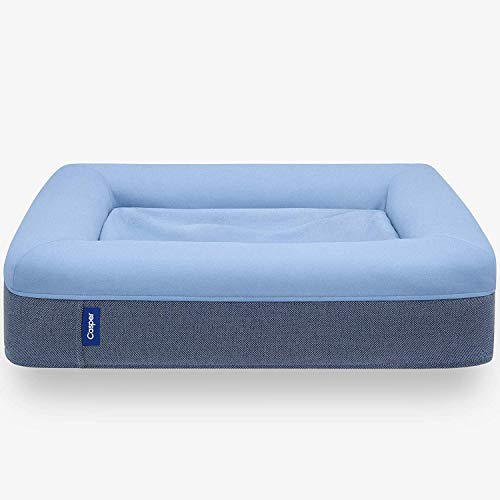 Casper Dog Bed, Plush Memory Foam, Small, Blue