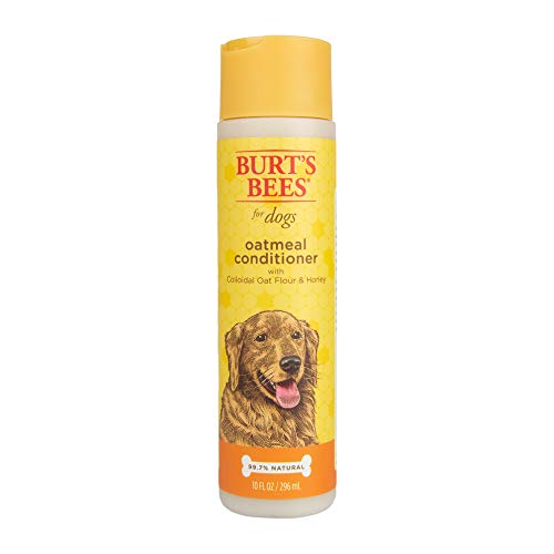 Burt's Bees for Pets Oatmeal Dog Conditioner with Colloidal Oat Flour & Honey - Soothing and Moisturizing Conditioner for Dogs with Dry Skin and Coat, Dog Grooming Supplies, 10 Fl Oz