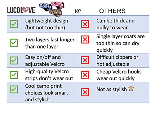 LUCOLOVE Dog Cooling Vest - 2-Layer Lightweight Performance - UPF50+ Full Coverage & Adjustable Fit for Small to Large Dogs (Pink, Small)