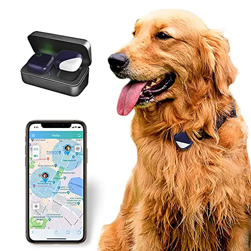 PETFON Pet GPS Tracker, No Monthly Fee, Real-Time Tracking Collar Device, APP Control for Dogs and Pets Activity Monitor