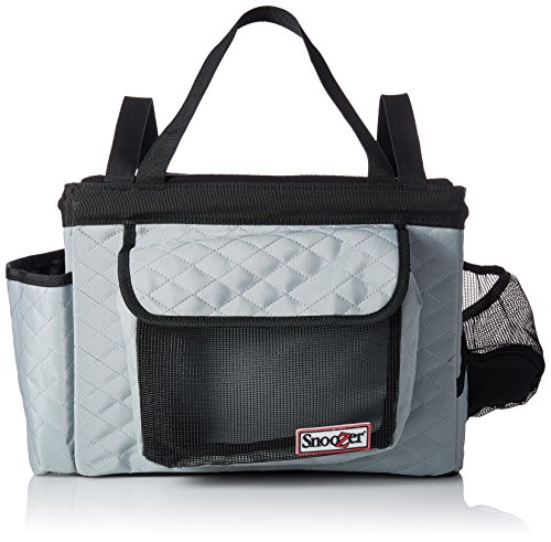 Snoozer Buddy Bike Basket, Grey and Black